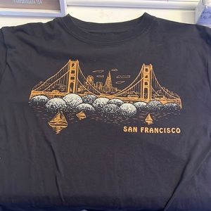 Dark, Grey T-Shirt Crop